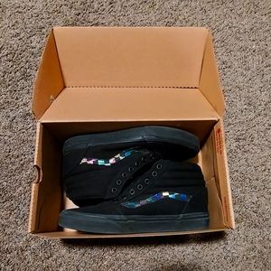 Vans Black and Iridescent